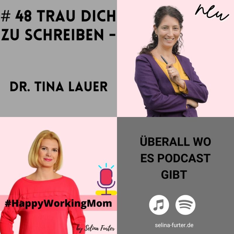 Selina Furter und Tina Lauer zusammen im Podcast_Trau dich zu schreiben